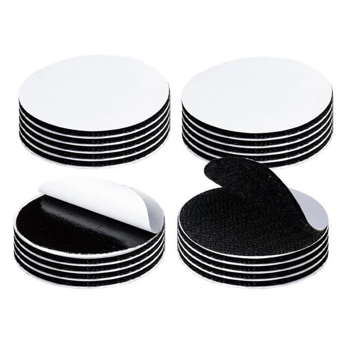 12 Paires De Scratch Double Face - Adhésif Fort Pour Fixation