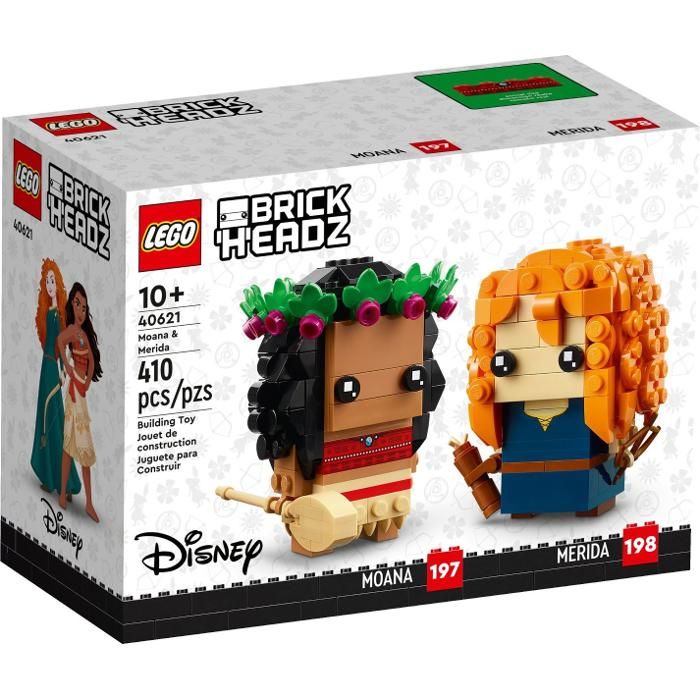 Jeu de construction - LEGO - 40621 - Vaiana et Mérida - 2 personnages - 10 ans et plus - Multicolore