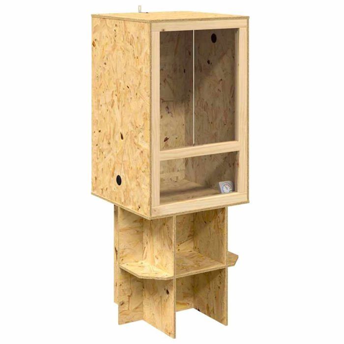 Terrarium OSB marron - vidaXL - 50x50x150 cm - 276 kg - Longue durée de vie - Beaucoup despace