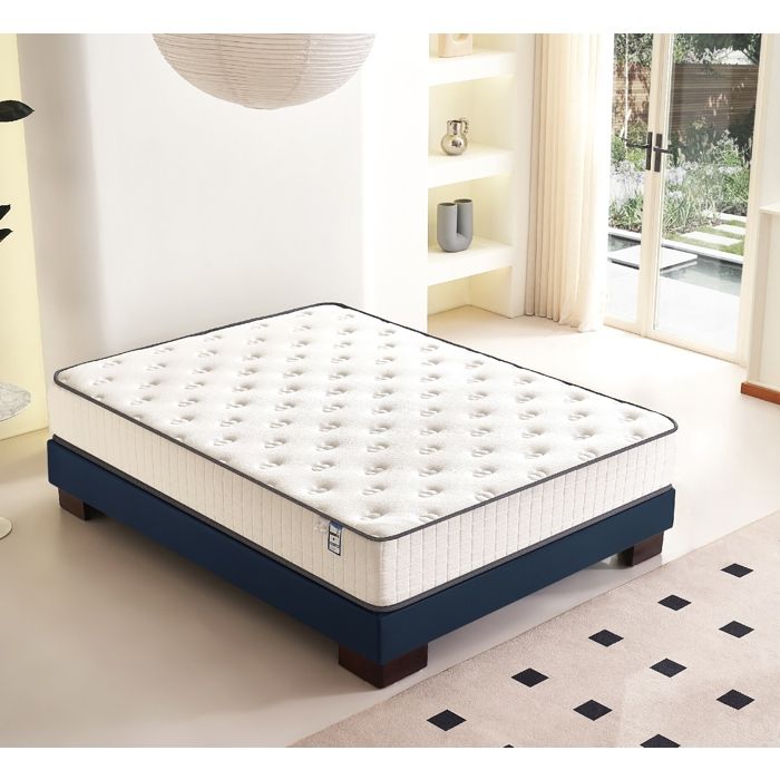 DEWINNER Matelas 160x200 cmMatelas en Mousse à Mémoire de Forme Haute DensitéÉpaisseur 16 cmRéversible à Deux Faces Utilisables