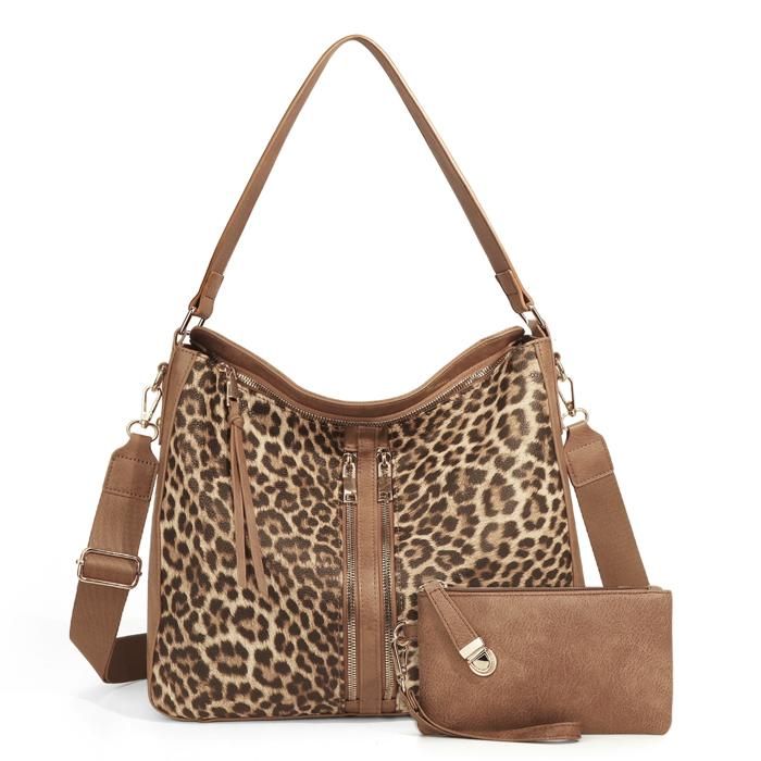Sac bandoulière femme XJYDNCG Sac a Main Femme - DEX09 - Léopard brun