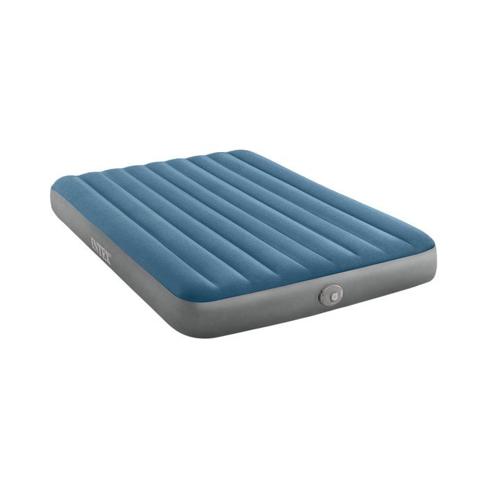 Matelas gonflable INTEX - 64189NP - Prestige Downy - 2 03 x 1 52 x 0 25 m - 2 personnes - Intérieur/Extérieur - Pompe rechargeable