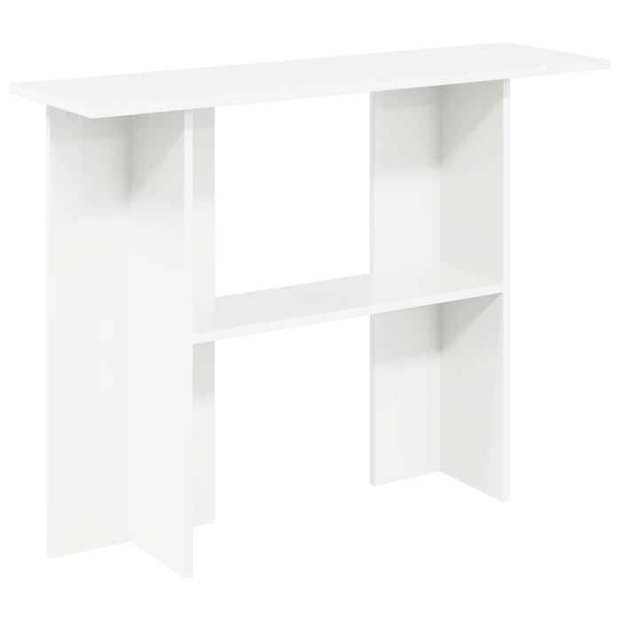 NEW Bout de Canapé/MEUBLE dEntrée - UU - Table console - Blanc 100x30x75 cm Bois dingénierie FR_91504