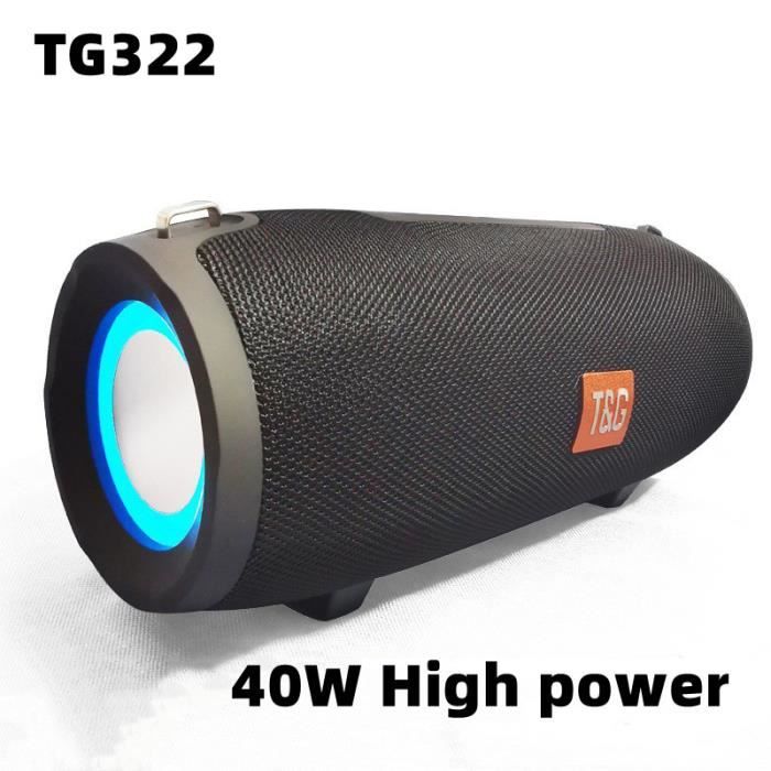 Enceinte Bluetooth Vélo étanche IPX5 - Son Puissant, Radio FM, Jusqu'à 3h D'autonomie, Idéale Pour Randonnée Et Sport - 6