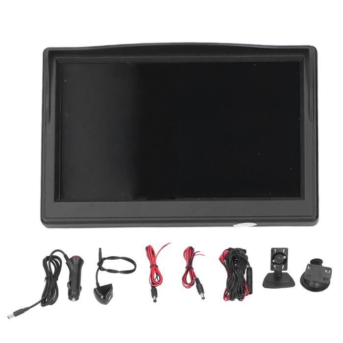 Écran Moniteur Pliable Pour Caméra De Recul Voiture - écran HD Pliable, Compatible 12V-24V, Facile à Installer Et Ranger - 3