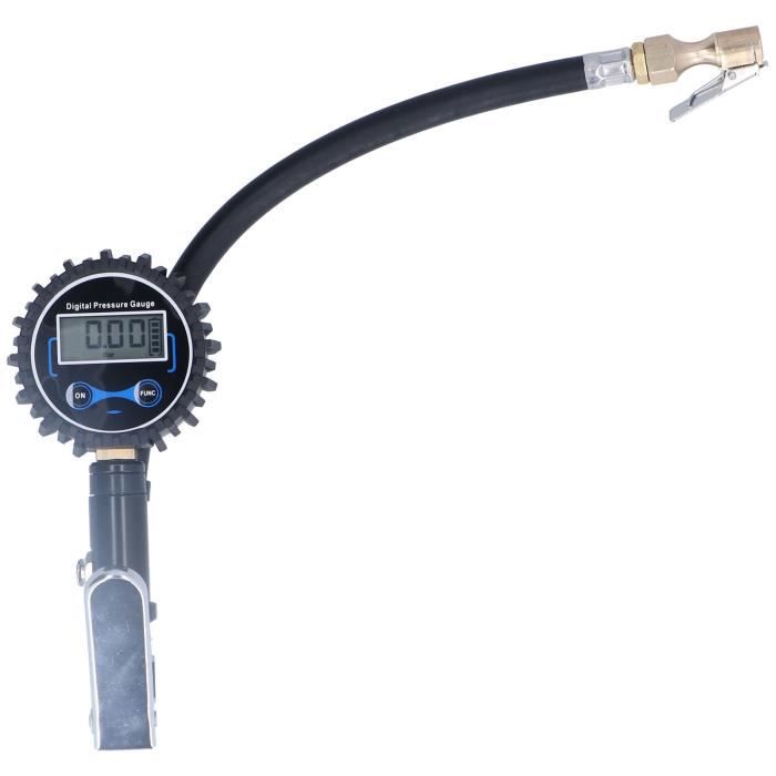 Manomètre Digital Pour Bateau Gonflable - 5,08 PSI / 0,35 Bar, Avec Adaptateurs Longs Pour Kayak, Canoë, Raft (lecture Précise)