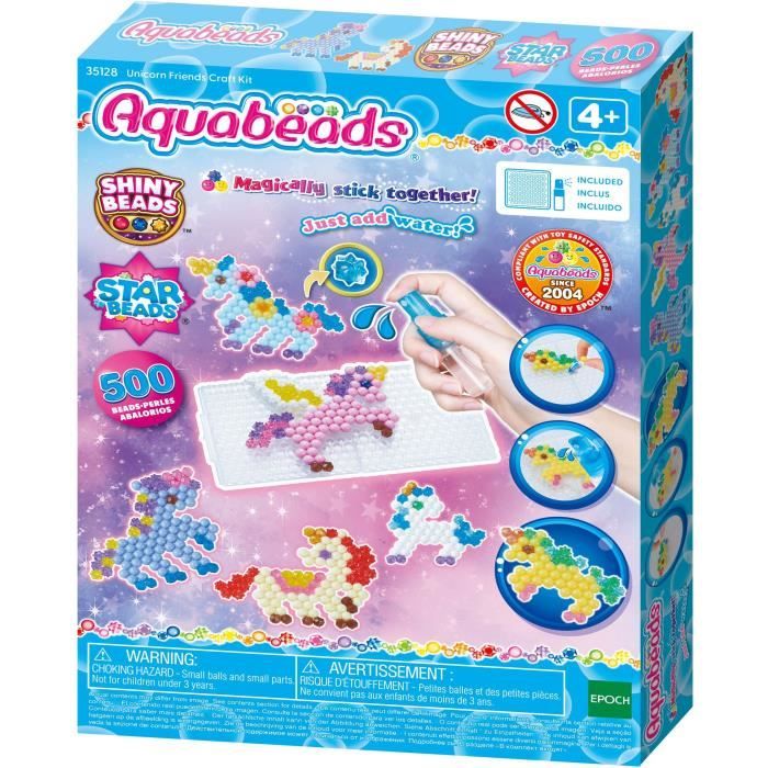 Le Kit des amies licornes AQUABEADS 800 perles Dès