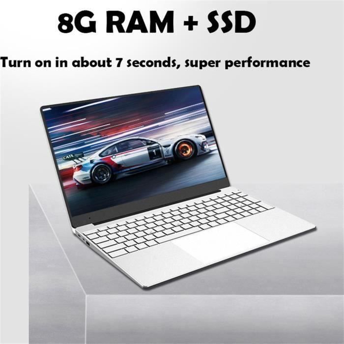 Vente PC Portable Ordinateur portable 15,6 pouces 1080P FHD Windows 10 Quad Core 8 Go de RAM 128 Go SSD Notebook PC @whicloudX10851 pas cher Vente PC Portable Ordinateur portable 15,6 pouces 1080P FHD Windows 10 Quad Core 8 Go de RAM 128 Go SSD Notebook PC @whicloudX10851 pas cher