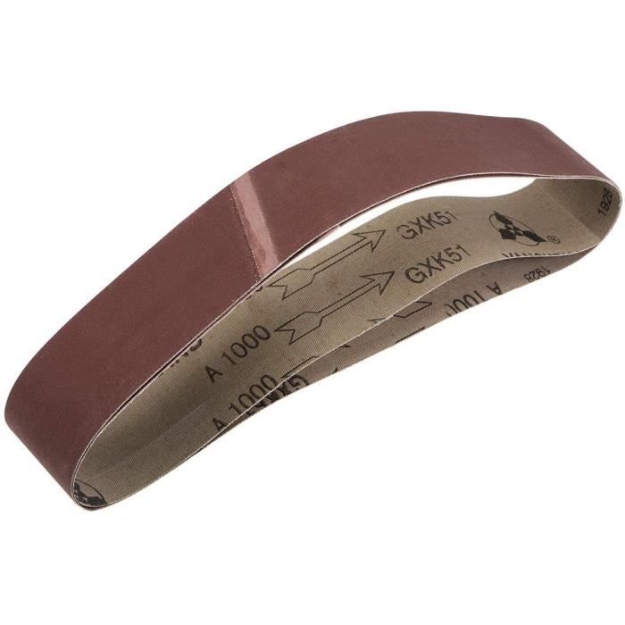 50mm x 686mm Details about   2 Pouce x 27 Pouce Bandes Abrasives 120 Grain Oxyde Aluminium 4Pcs 
