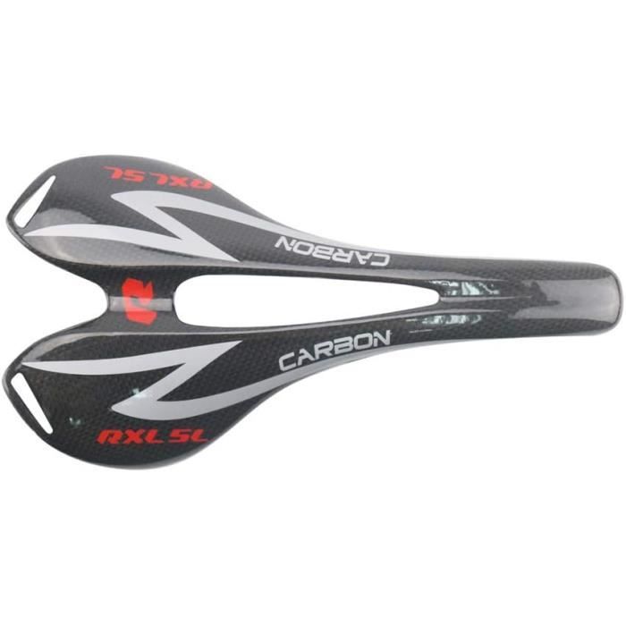 Selle Vélo Carbone Imprimée 3D Ultralégère - Rails 7x9 Mm Pour VTT, Route, Gravel