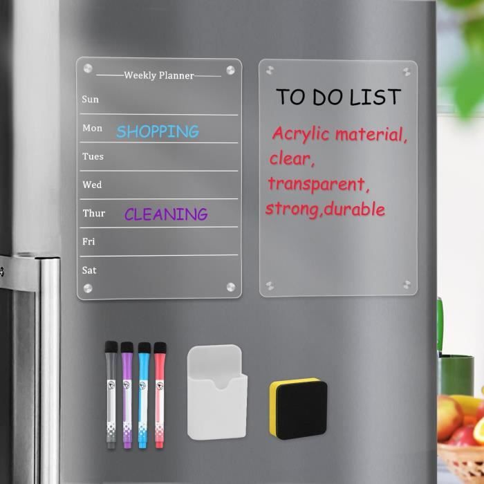 Lot De 15 Cadres Magnétiques Double Face En Acrylique Pour Réfrigérateur, Sans Cadre, Pour Cartes, Mémos, Photos, Timbres, Casier, Cabine Photo, 6 X 9 Cm