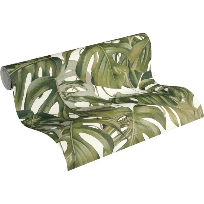 Papier Peint A.S Creation Motif Léopard/taches De Peau Noire Et Grise - Réf. 36503-3 - Non Tissé - 10,05m X 0,53m - Pour Salon, Chambre, Cuisine…
