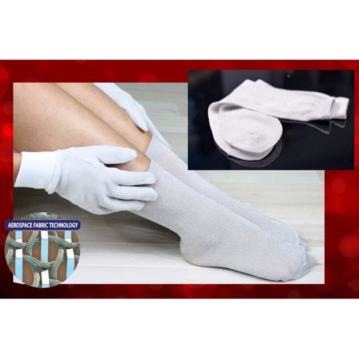 Chaussettes Thermiques Femme - Non spécifié - Taille Unique - Gris - Confort Optimal - Lavage Machine