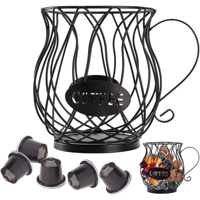 Panier De Rangement En Forme De Tasse, Support De Dosette De En Ance
