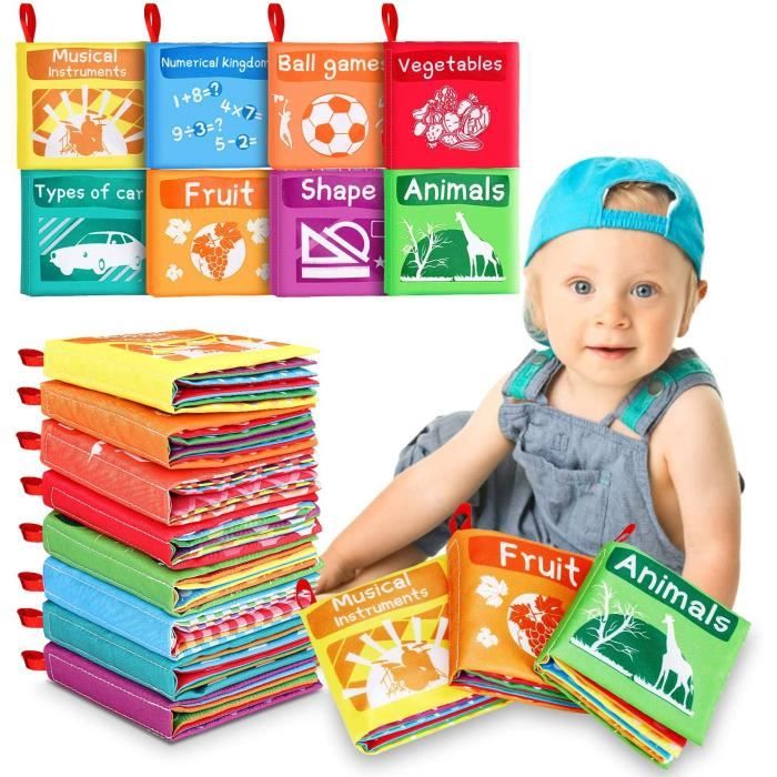 Magicfun Livres D Eveil 8 Set Bebe Livres En Tissu Jouet Educatif Cadeau Anniversaire Fete Nouvel An Pour Bambin Enfant De 0 A 12 M Cdiscount Librairie Magicfun Livres D Eveil 8 Set Bebe Livres En Tissu Jouet Educatif Cadeau Anniversaire Fete Nouvel An Pour Bambin Enfant De 0 A 12 M Cdiscount Librairie