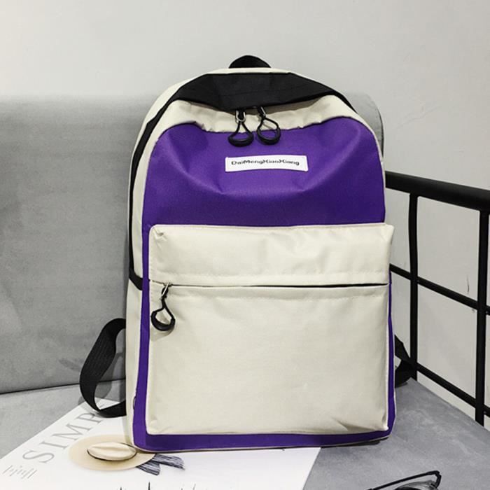 Sac à Dos Fuel Design Coloré Violet – Ensemble Combiné Luxe – Neuf Avec étiquettes