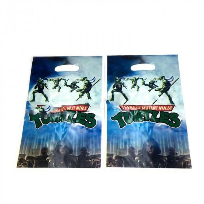 Garcons Enfants Faveurs Ninja Tortues Theme Bebe Douche Plastique Butin Sacs Joyeux Anniversaire Fete Decoration Cadeaux 10 Pcs Pack Cdiscount Beaux Arts Et Loisirs Creatifs