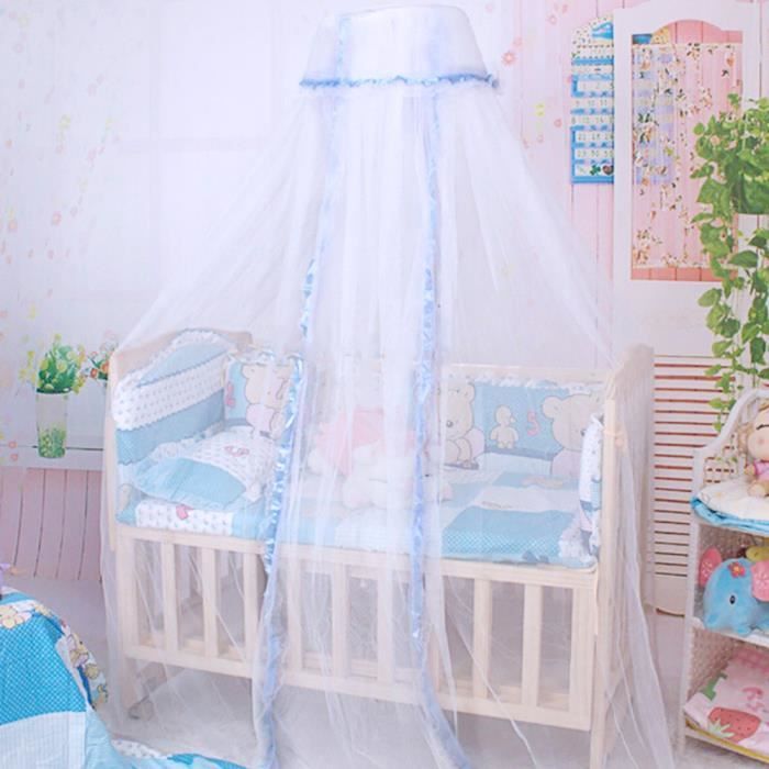 Dome Rond Bebe Nourrisson Moustiquaire Lit Enfant Lit Bebe Auvent Filet Blanc Babe Jiaju 658 Cdiscount Maison