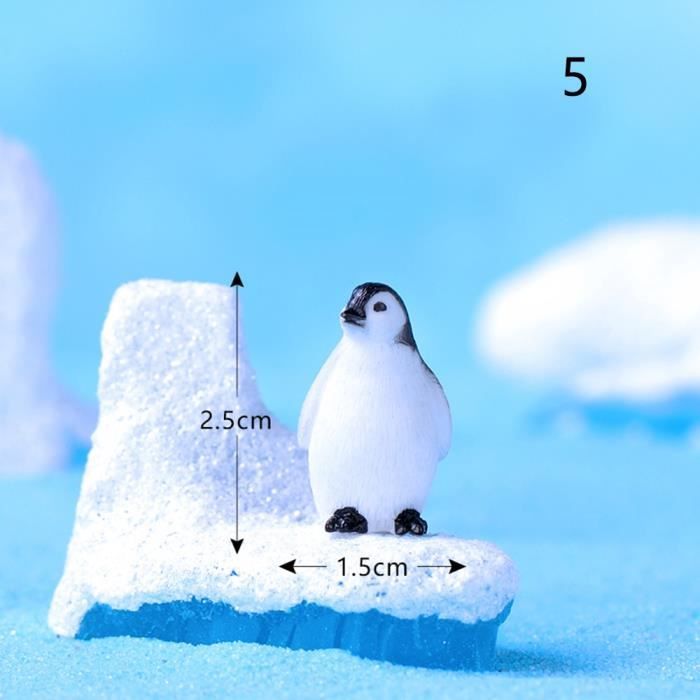 11 Figurines Pingouin Réalistes + Igloo - Jouets Animaux Polaires Pour Décoration, Jeu Éducatif