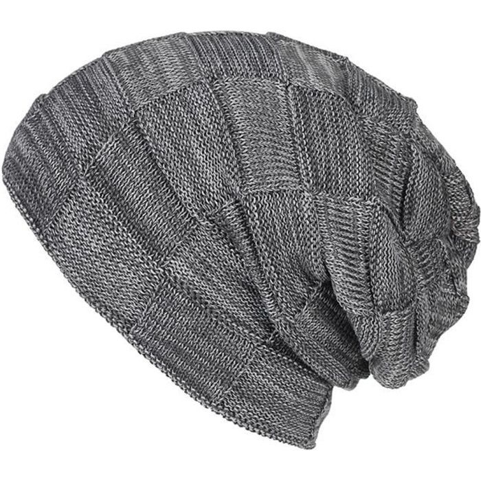 Femmes Hommes Élégant Bonnet Mince Hip-Hop Doux Stretch Slouchy Crâne Cap Nouveau