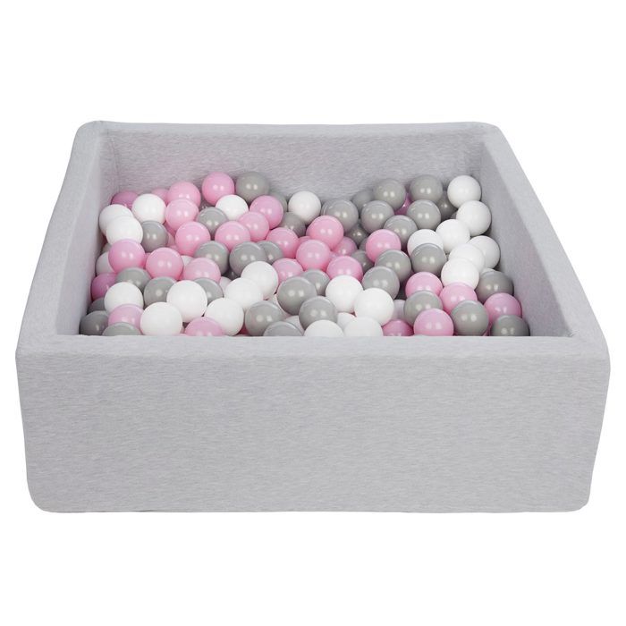 Piscine à Balles Enfant Bouclé + 200 Balles - Diam. ~80 Cm, Housse Détachable, Dès 12 Mois - 8