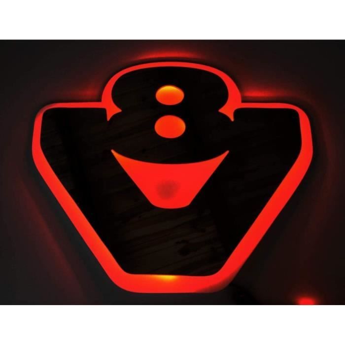 24v Led Argent Mat Plaque Signe V8 Pour Scania S R G P Camion Rouge Eclairage 540 X 460 Mm Cdiscount Pret A Porter