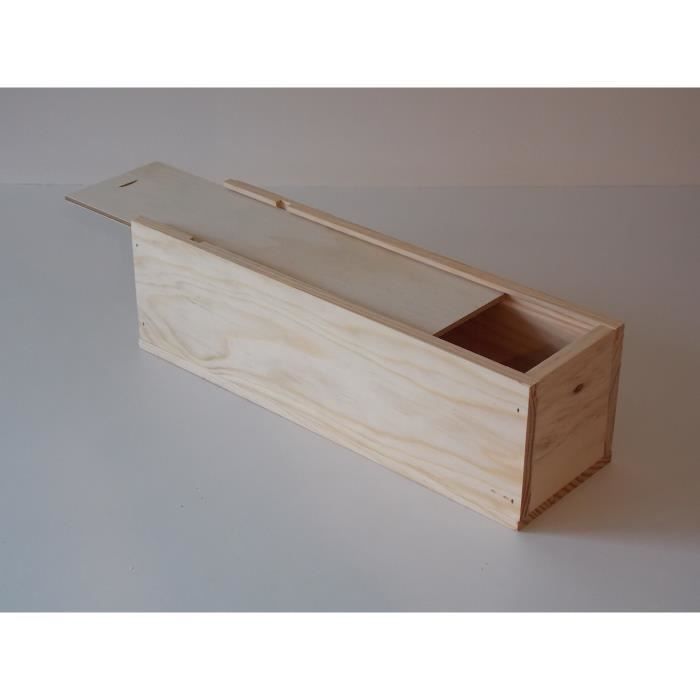 Amelex Coffret En Bois Pour Bouteille - Dimensions 36 X 12 X
