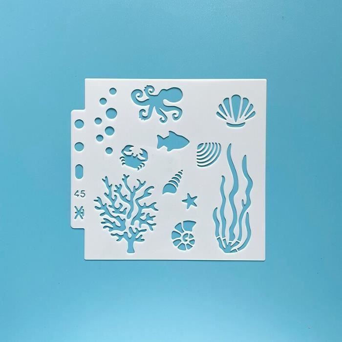 Pochoir Maquillage Enfant 24 Pièces , Modèle De Tatouage Pour