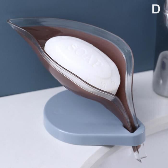 Porte-Savon Céramique En Forme De Coquillage Blanc Et Doré - Porte Savon Salle De Bain Avec Égouttoir - Design Élégant Et Pratique