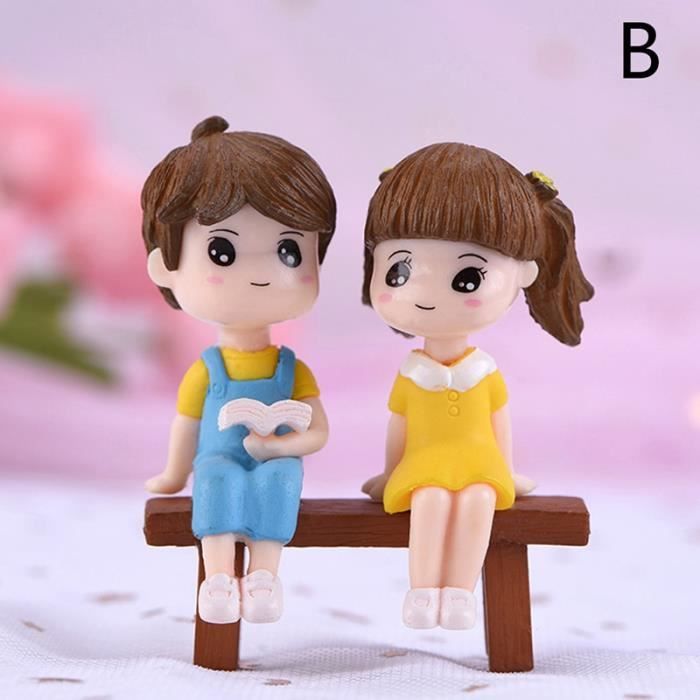 Figurines Chat Pour Tableau De Bord Voiture - PVC Adorable - Décoration Intérieure 4,5x1,8cm