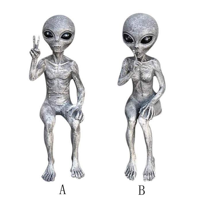 Statue deco,Statue d'alien de l'espace extra-atmosphérique, accessoire ...