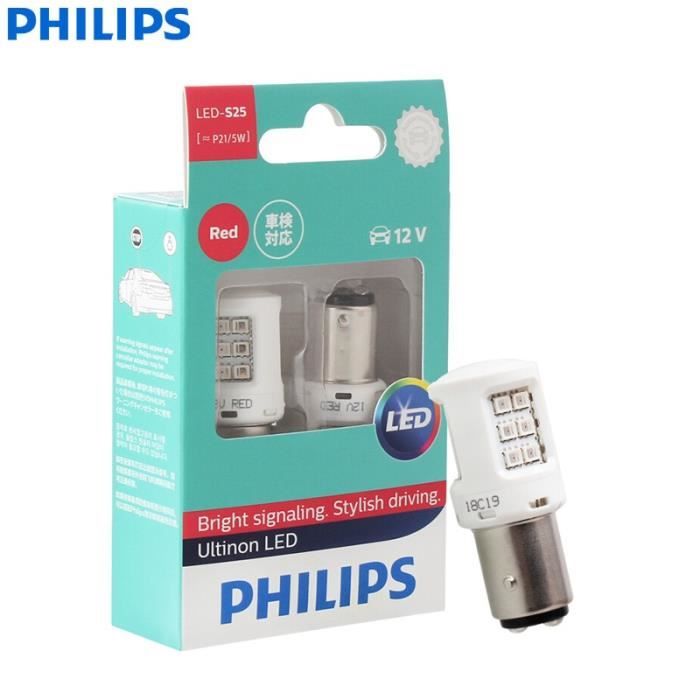 2 ampoules T10 W5W Philips 12V 5W