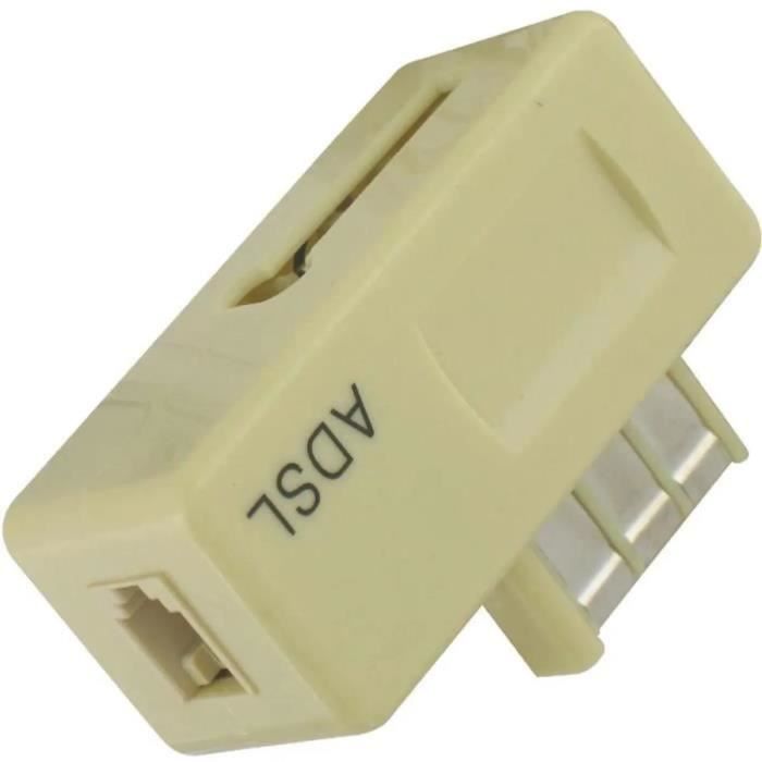 CABLING® Filtre téléphonique pour prise gigogne ADSL haut débit — free download