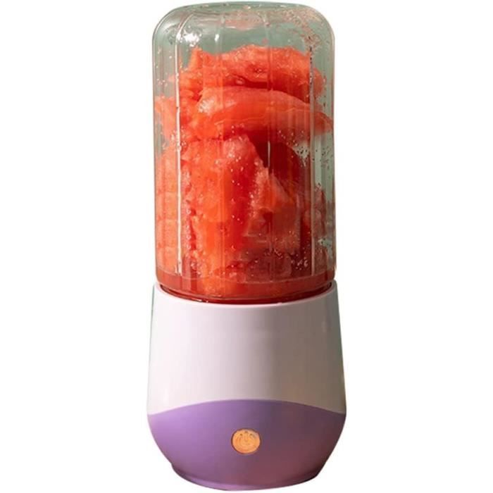 Presse-agrumes électrique Portable Le Vitamer - Rechargeable USB - Blanc/Rose - 473 Ml
