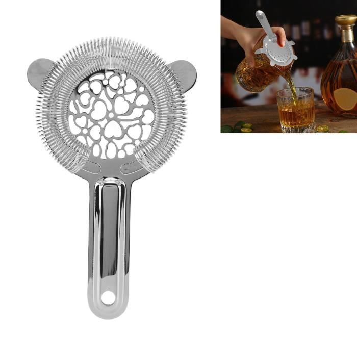 Passoire Conique en Acier Inoxydable à Maille Fine,pour Bar à Cocktail