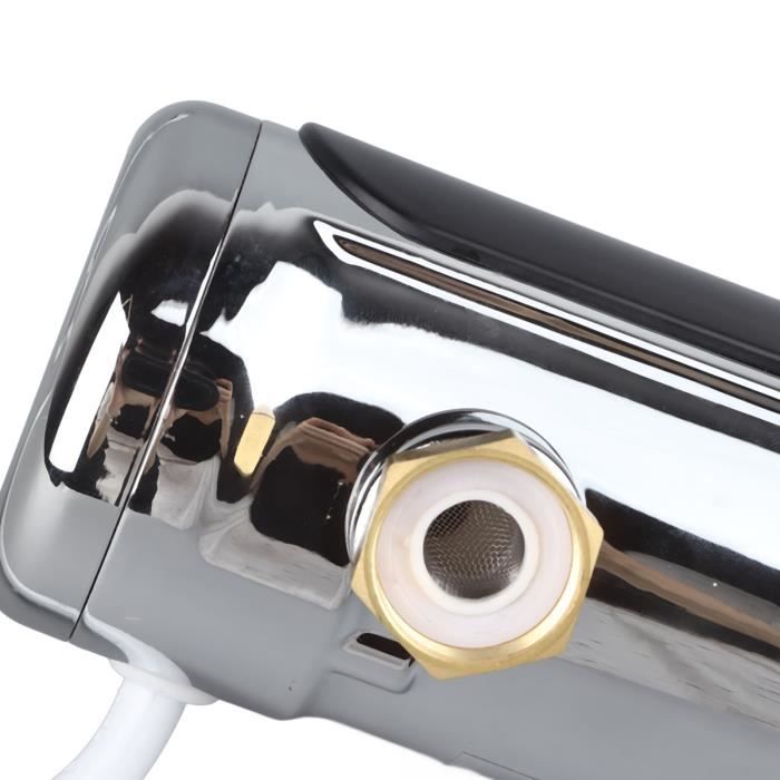 Laroal Robinet de Chauffe-Eau avec règle de Niveau d'eau Fenêtre de visée en Verre Transparent Indicateur de Niveau d'eau pour Une Mesure précise
