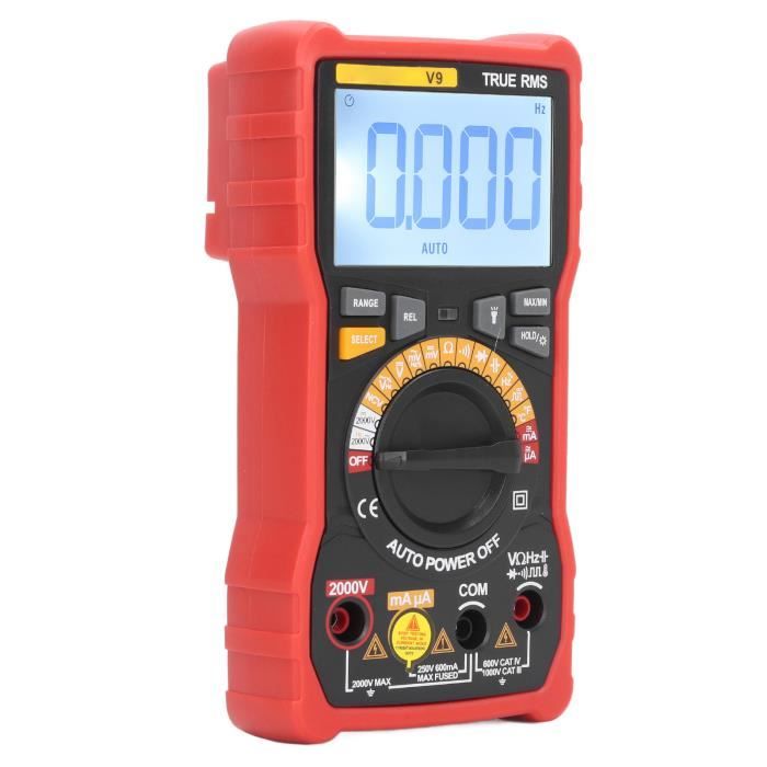 Multimètre numérique SZ06 avec rétroéclairage LCD - Test et Avis Multimètre numérique SZ06 avec rétroéclairage LCD - Test et Avis