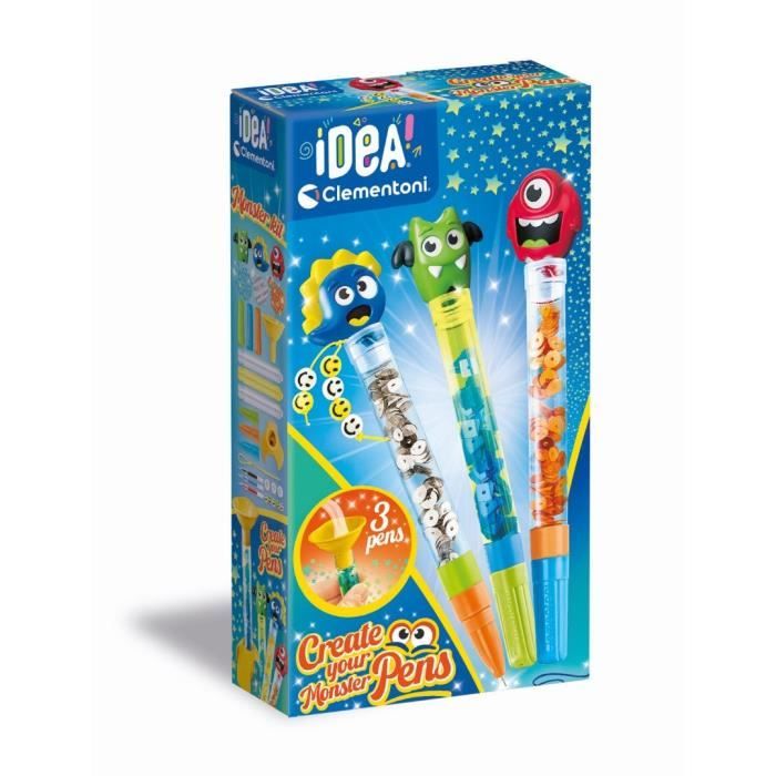 Kit DIY Stylos Personnalisables Clementoni 18827 – Activité Manuelle Éducative Pour Enfants - vue 2