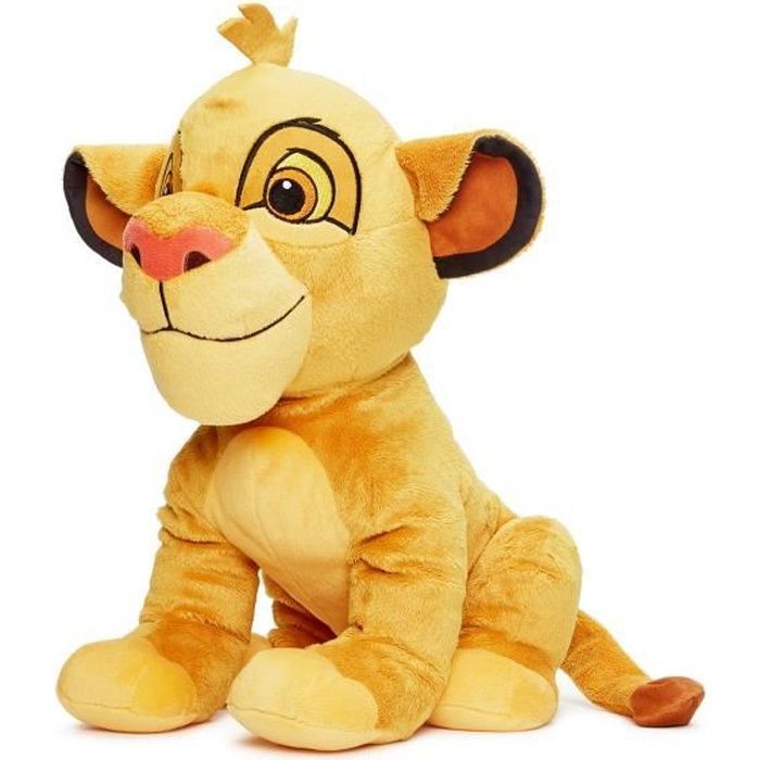 LE ROI LION Peluche Simba - 50 cm - Disney Animaux