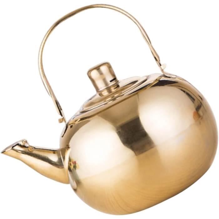 Théière Acier Inoxydable 1.2L - Pour Café Ou Thé - Argent NEUF