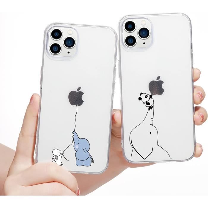 Yoedge 2 Pezzi Natale Cover per iPhone 11 6,1, Ultra Sottile