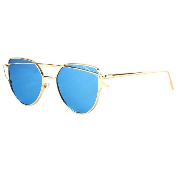 Lunettes Soleil Miroir Bleu Et Dore Design Oeil De Chat Taille Unique Bleu Achat Vente Lunettes De Soleil Mixte Cdiscount Lunettes Soleil Miroir Bleu Et Dore Design Oeil De Chat Taille Unique Bleu Achat Vente Lunettes De Soleil Mixte Cdiscount