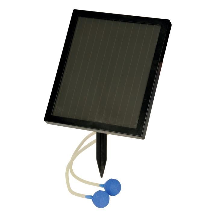Hozelock Compresseur solaire, Pompe à air, Gris, Métal, Solaire, 0,9 W, 160 l-h