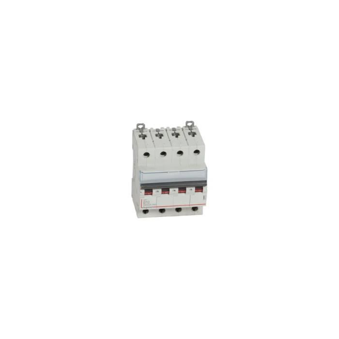 Disjoncteur 10A 4P Courbe C 10kA 400V LEGRAND 006998