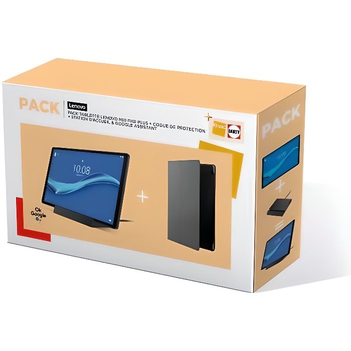 Pack Tablette tactile Lenovo Tab M10 FHD Plus 10.3 4 Go RAM 128 Go