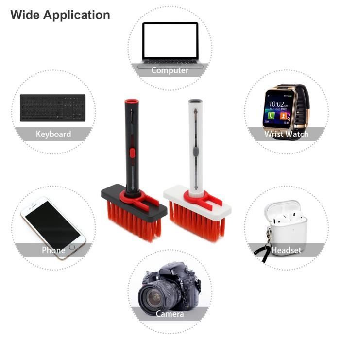 Kit Nettoyage 25 En 1 Pour IPhone, PC, Airpods Et Appareils Électroniques - Nettoyeur Complet Portable