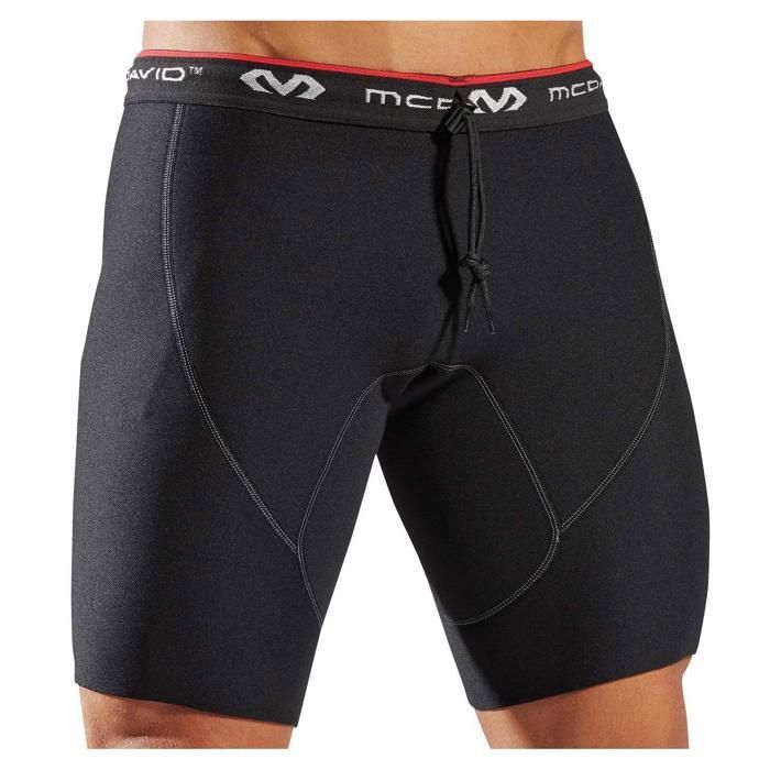 Short de compression en néoprène sans latex McDavid - Noir - Pour basket-ball - Adulte