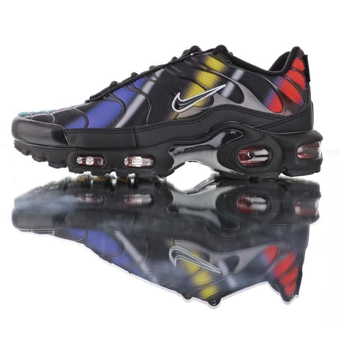 NIKE Baskets Air Max TN Plus Chaussures de Course homme Noir Noir ... NIKE Baskets Air Max TN Plus Chaussures de Course homme Noir Noir ...
