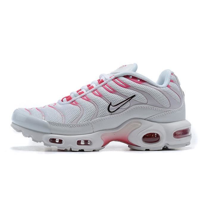 Baskets Nike Air Max TN Plus Blanc Rose Femme Running Chaussures ... Baskets Nike Air Max TN Plus Blanc Rose Femme Running Chaussures ...