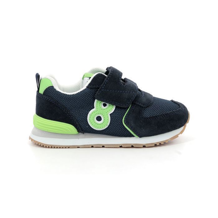 MOD8 MOD8 Snookies — Baskets basses mixte enfant bleu marine tige textile fermeture scratch